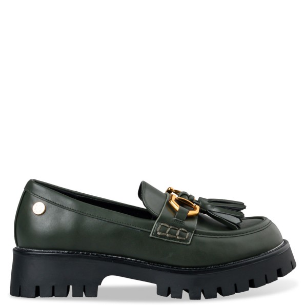 Γυναικεία loafers ENVIE E32-20030 χακί