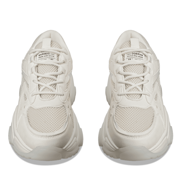 Γυναικεία chunky sneakers MAIRIBOO M34-21850 λευκά Γυναικεία