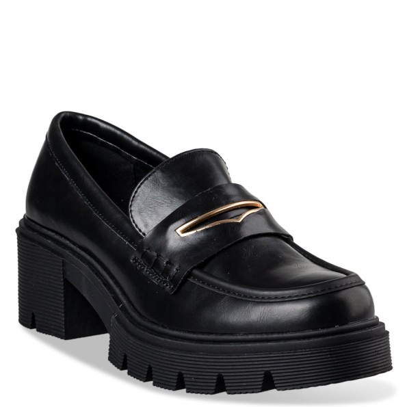 Γυναικεία loafers ENVIE E10-20459 μαύρα Γυναικεία