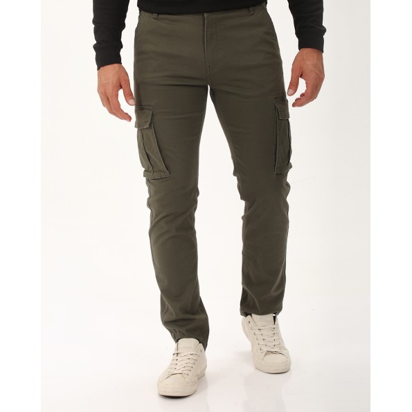 Ανδρικό cargo παντελόνι VAN HIPSTER 72353 χακί