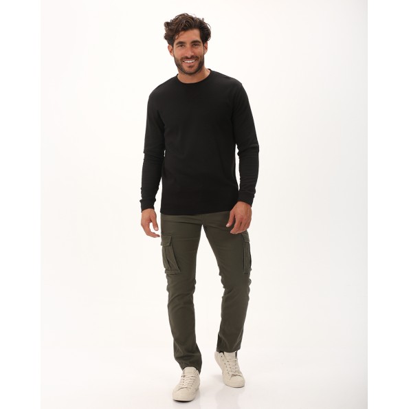 Ανδρικό cargo παντελόνι VAN HIPSTER 72353 χακί Ανδρικά