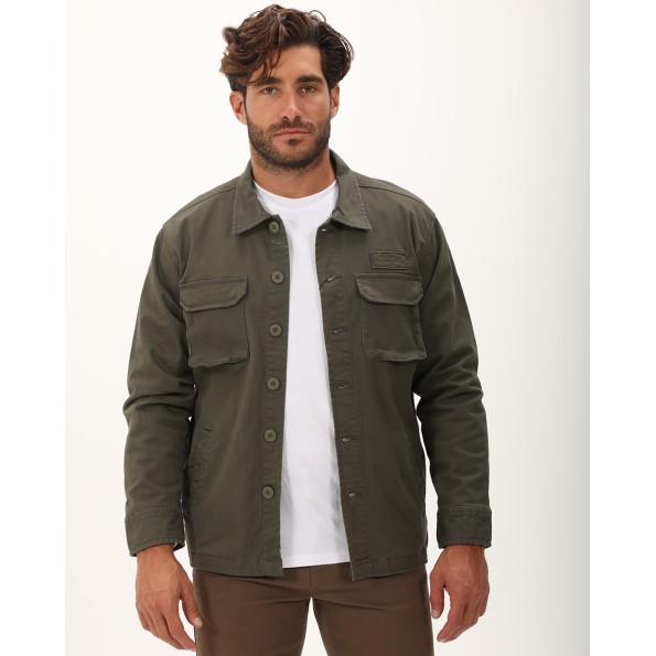 Ανδρικό overshirt jacket VAN HIPSTER 72354 χακί