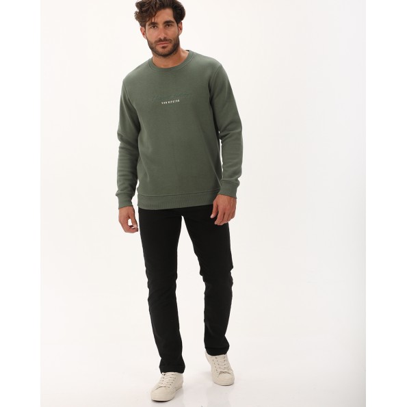 Ανδρικό chino παντελόνι VAN HIPSTER 72351 μαύρο Ανδρικά