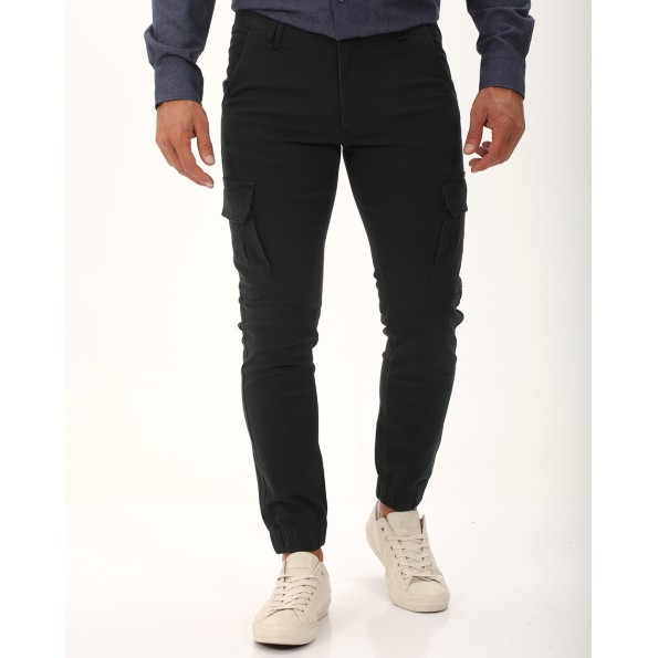 Ανδρικό cargo παντελόνι VAN HIPSTER 72352 σκούρο πράσινο