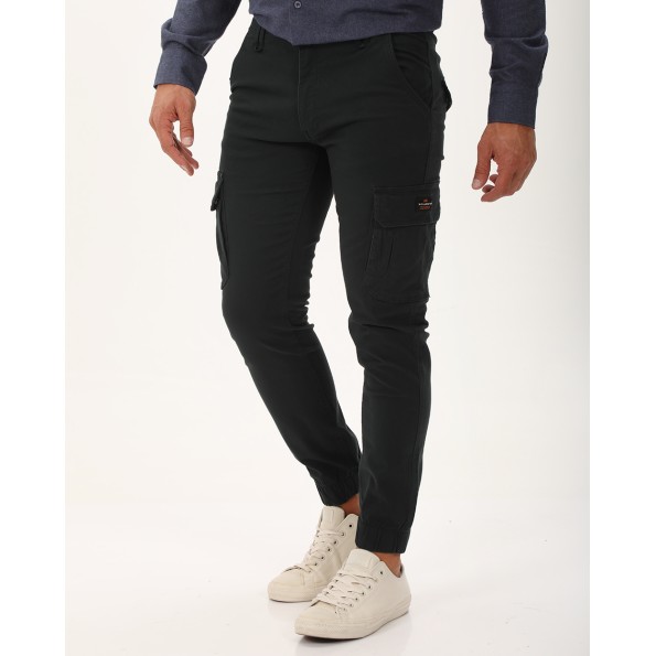 Ανδρικό cargo παντελόνι VAN HIPSTER 72352 σκούρο πράσινο Ανδρικά