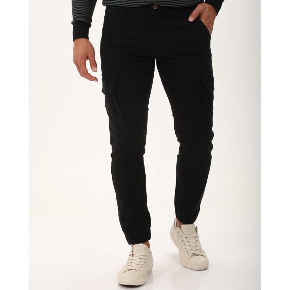 Ανδρικό cargo παντελόνι VAN HIPSTER 72352 μαύρο