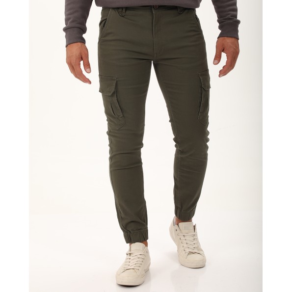 Ανδρικό cargo παντελόνι VAN HIPSTER 72352 χακί