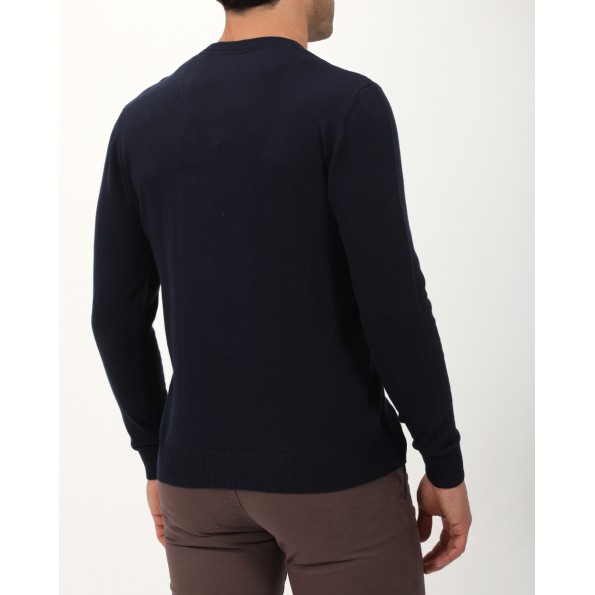 Ανδρική πλεκτή μπλούζα VAN HIPSTER 72241 μπλε Ανδρικά
