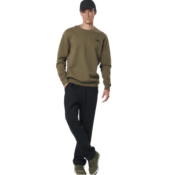 Ανδρικό παντελόνι φόρμας BODY ACTION 023531-01 μαύρο Ανδρικά