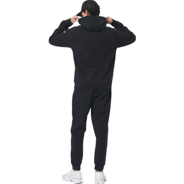 Ανδρική φούτερ ζακέτα BODY ACTION 073521-01 μαύρη Ανδρικά