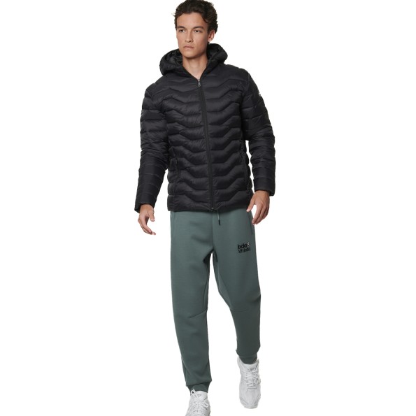 Ανδρικό καπιτονέ μπουφάν BODY ACTION 073535-01 μαύρο Ανδρικά