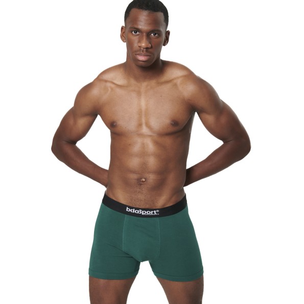 Ανδρικό σετ από 3 εσώρουχα boxer BODY ACTION 093509-01 πράσινο μαύρο γκρι Ανδρικά