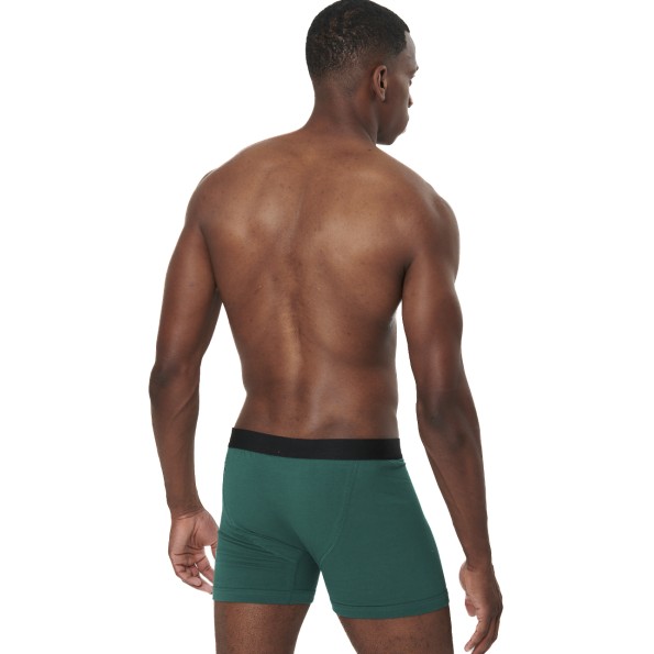 Ανδρικό σετ από 3 εσώρουχα boxer BODY ACTION 093509-01 πράσινο μαύρο γκρι Ανδρικά