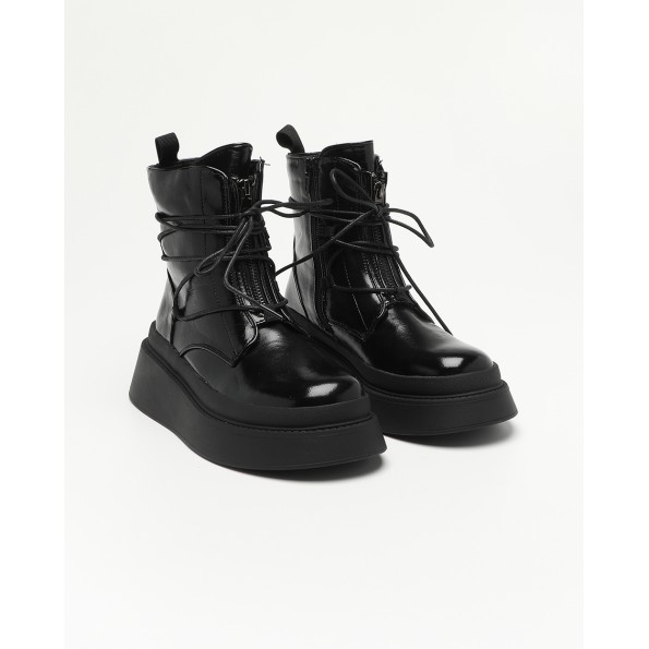 Γυναικεία μποτάκια LOVEBERRY TW B24653-1 μαύρα Γυναικεία