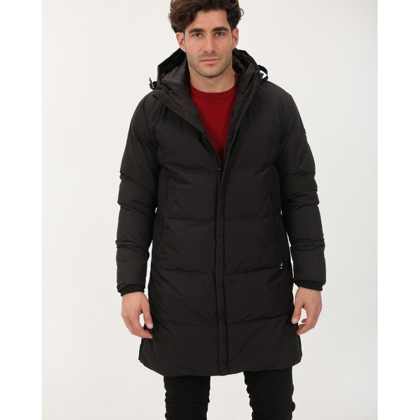 Ανδρικό μακρύ μπουφάν VAN HIPSTER 72188 μαύρο
