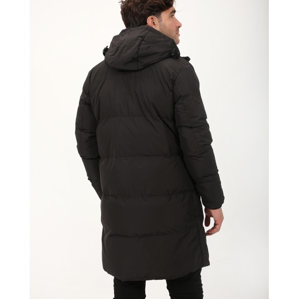 Ανδρικό μακρύ μπουφάν VAN HIPSTER 72188 μαύρο Ανδρικά