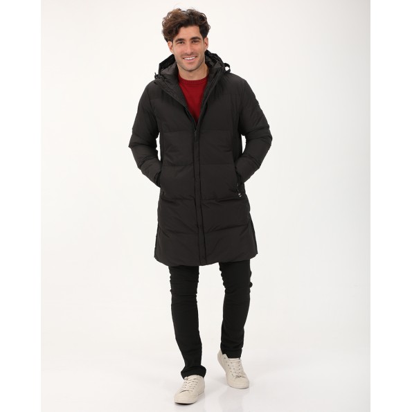 Ανδρικό μακρύ μπουφάν VAN HIPSTER 72188 μαύρο Ανδρικά