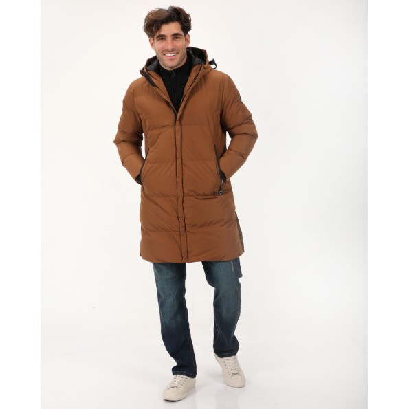 Ανδρικό μακρύ μπουφάν VAN HIPSTER 72188 καφέ Ανδρικά