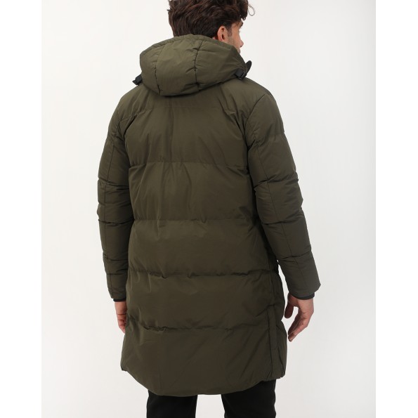 Ανδρικό μακρύ μπουφάν VAN HIPSTER 72188 λαδί Ανδρικά
