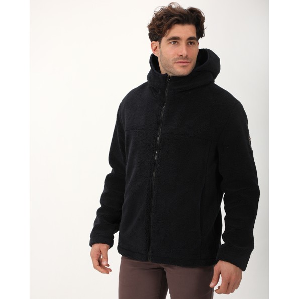 Ανδρική sherpa ζακέτα VAN HIPSTER 72190 ναυτικό μπλε Ανδρικά