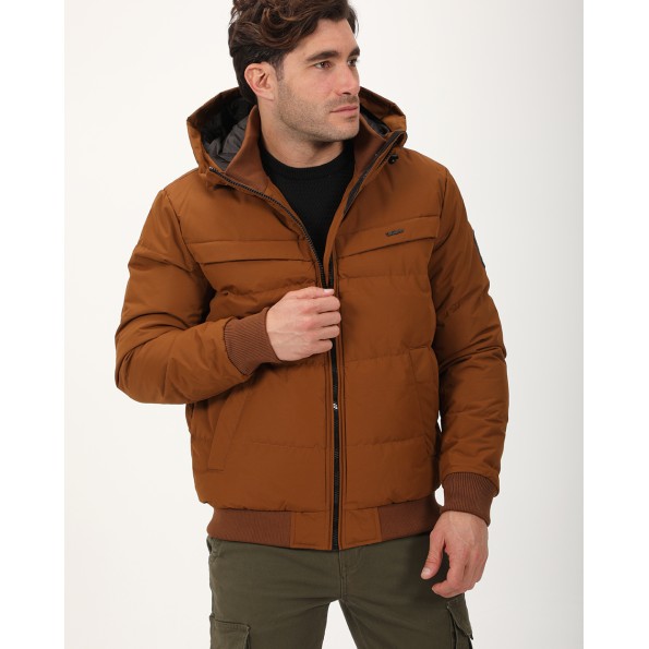 Ανδρικό bomber μπουφάν VAN HIPSTER 72191 καφέ