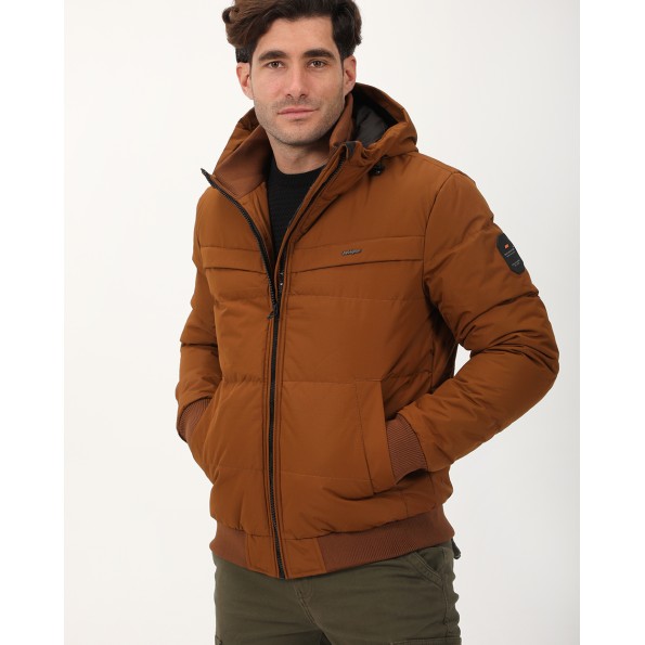 Ανδρικό bomber μπουφάν VAN HIPSTER 72191 καφέ Ανδρικά