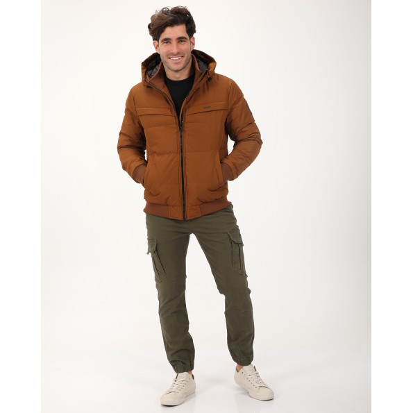 Ανδρικό bomber μπουφάν VAN HIPSTER 72191 καφέ Ανδρικά