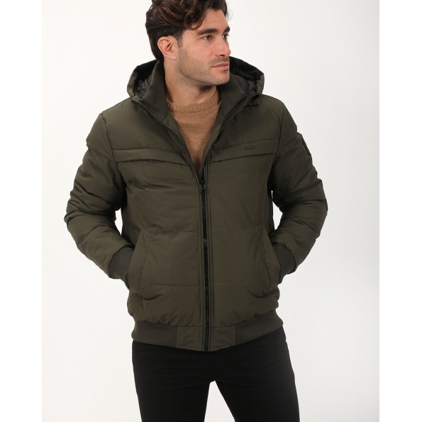 Ανδρικό bomber μπουφάν VAN HIPSTER 72191 λαδί