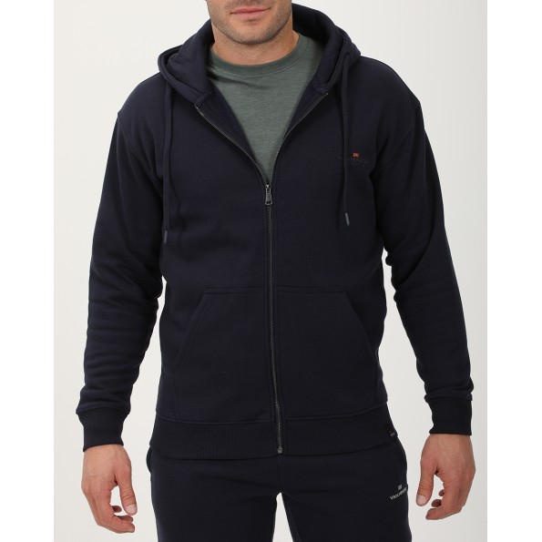 Ανδρική φούτερ ζακέτα VAN HIPSTER 72348 μπλε Ανδρικά