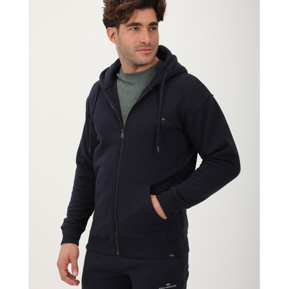 Ανδρική φούτερ ζακέτα VAN HIPSTER 72348 μπλε Ανδρικά