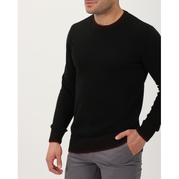 Ανδρικό πουλόβερ VAN HIPSTER 712428 μαύρο Ανδρικά