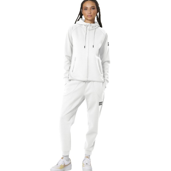 Γυναικείο παντελόνι φόρμας BODY ACTION 021539-01 λευκό Γυναικεία