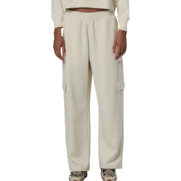 Γυναικείο παντελόνι φόρμας BODY ACTION 021542-01 εκρού