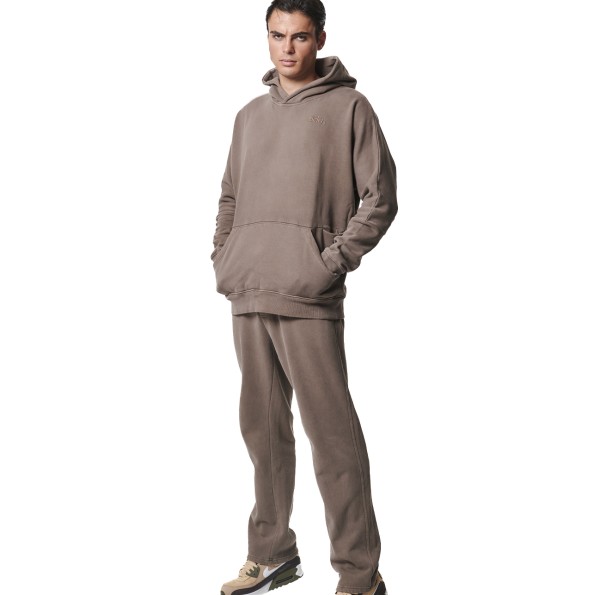 Ανδρικό παντελόνι φόρμας BODY ACTION 023443-01 καφέ Ανδρικά