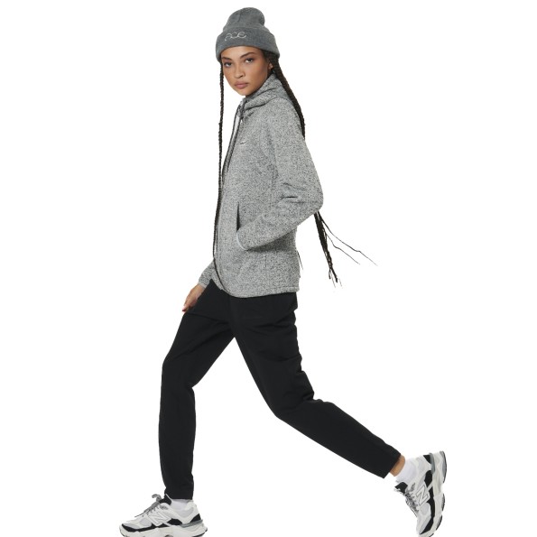Γυναικεία knit fleece ζακέτα BODY ACTION 071526-01 γκρι Γυναικεία