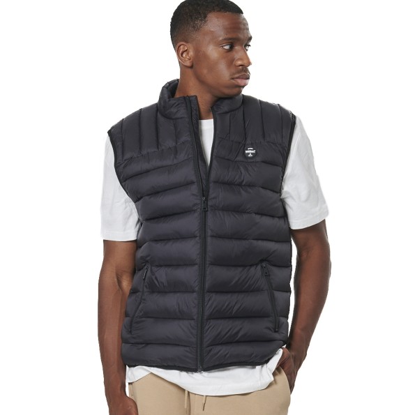 Ανδρικό αμάνικο μπουφάν BODY ACTION 073534-01 μαύρο Ανδρικό αμάνικο μπουφάν BODY ACTION 073534-01 μαύρο