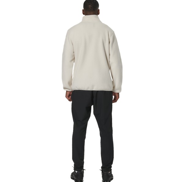 Ανδρική boucle fleece ζακέτα BODY ACTION 073522-01 εκρού Ανδρικά