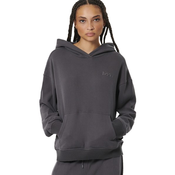 Γυναικεία φούτερ μπλούζα BODY ACTION 061525-01 ανθρακί Γυναικεία φούτερ μπλούζα BODY ACTION 061525-01 ανθρακί