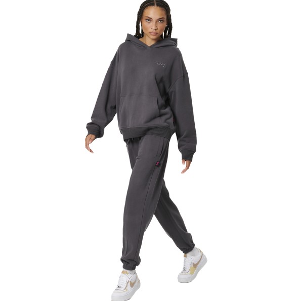 Γυναικεία φούτερ μπλούζα BODY ACTION 061525-01 ανθρακί Γυναικεία