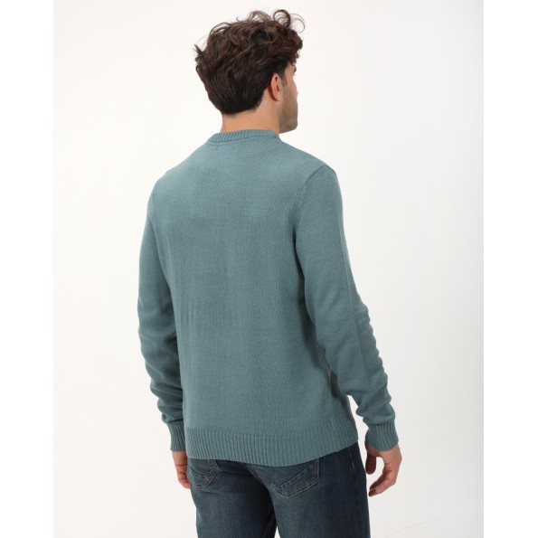 Ανδρικό πουλόβερ VAN HIPSTER 72360 μπλε Ανδρικά