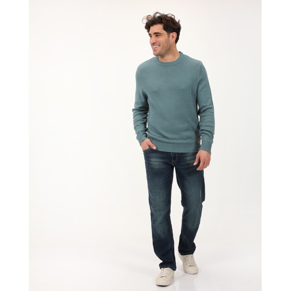 Ανδρικό πουλόβερ VAN HIPSTER 72360 μπλε Ανδρικά