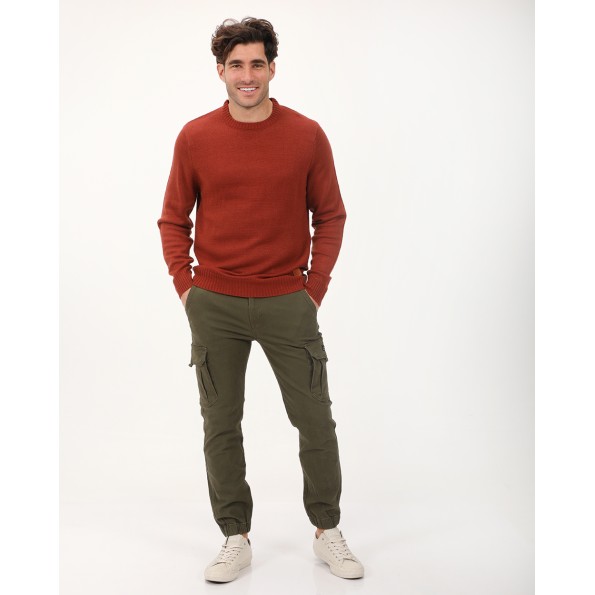 Ανδρικό πουλόβερ VAN HIPSTER 72360 πορτοκαλί Ανδρικά