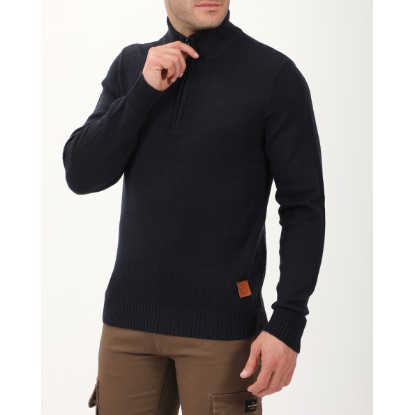 Ανδρικό πουλόβερ VAN HIPSTER 72361 ναυτικό μπλε Ανδρικά