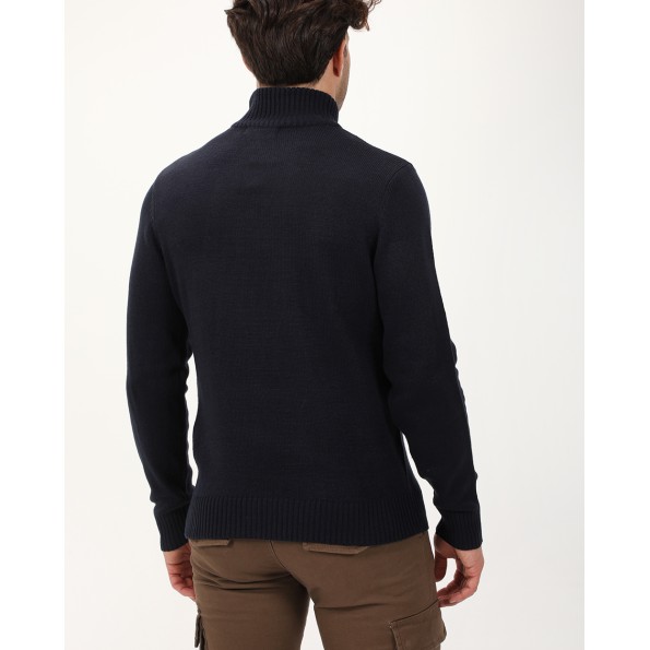 Ανδρικό πουλόβερ VAN HIPSTER 72361 ναυτικό μπλε Ανδρικά