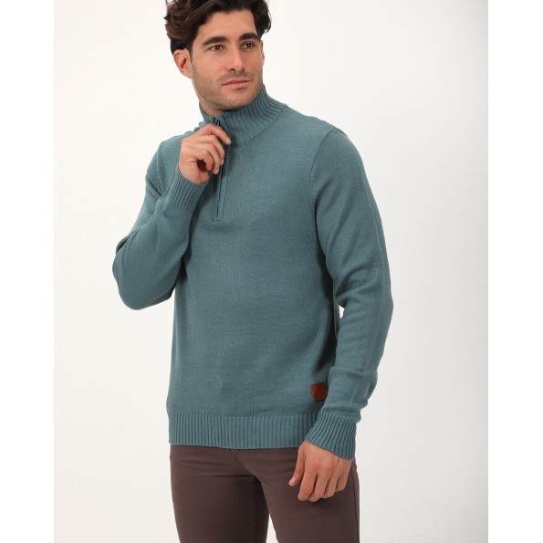 Ανδρικό πουλόβερ VAN HIPSTER 72361 μπλε Ανδρικά