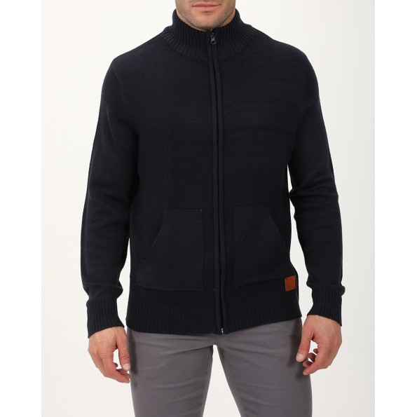 Ανδρική πλεκτή ζακέτα VAN HIPSTER 72362 μπλε