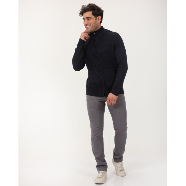 Ανδρική πλεκτή ζακέτα VAN HIPSTER 72362 μπλε Ανδρικά