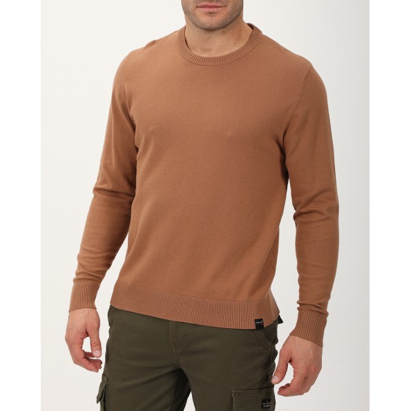 Ανδρική πλεκτή μπλούζα VAN HIPSTER 72363 καφέ Ανδρικά