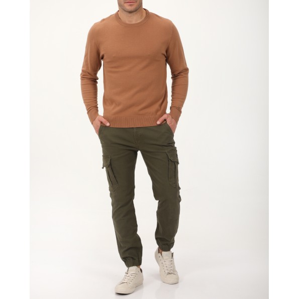 Ανδρική πλεκτή μπλούζα VAN HIPSTER 72363 καφέ Ανδρικά