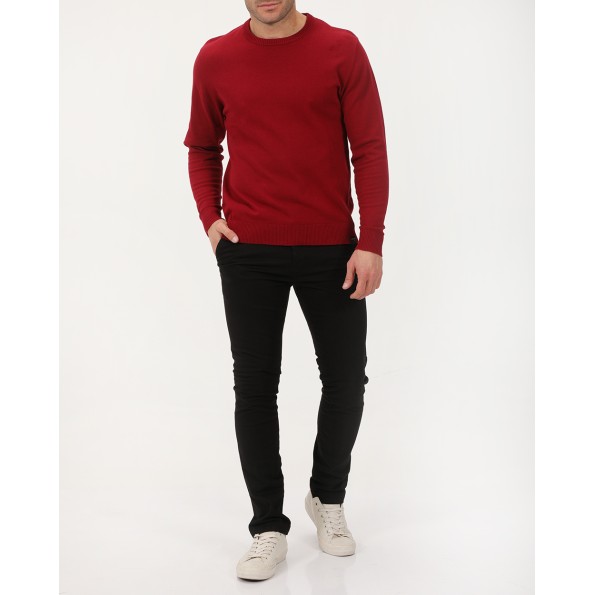 Ανδρική πλεκτή μπλούζα VAN HIPSTER 72363 κόκκινη Ανδρικά